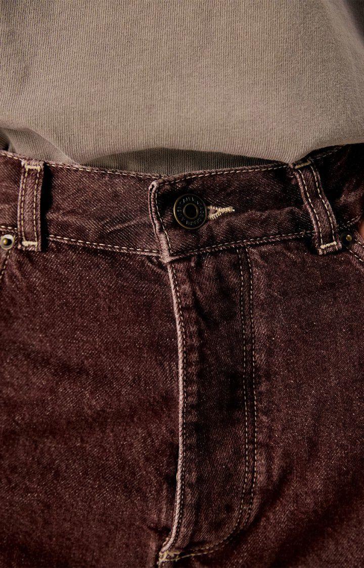 American Vintage Oshow Ballon Stone Raisin Jeans Herren dunkelrot
